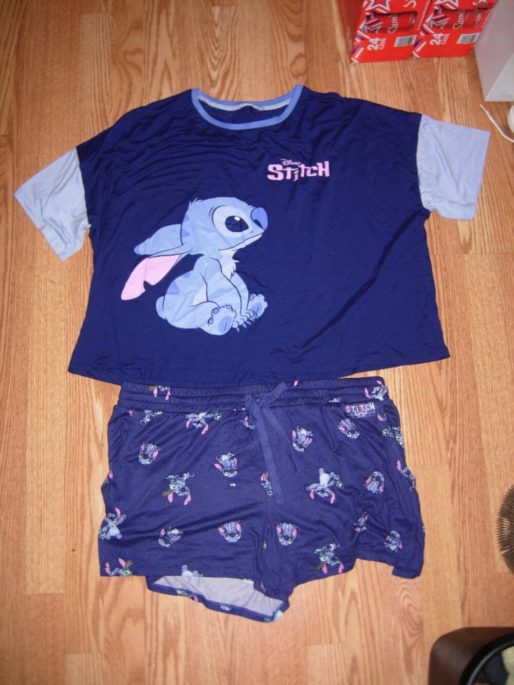 Disney Stitch 2 Piece Pajama Set XL